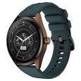 Titan Crest with 3.63 cm AMOLED Display with AOD, Functional Crown, BT Calling, Premium Smartwatch with Teal Strap - image number 1