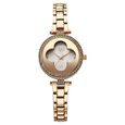 Vyb Eclipse By Fastrack Quartz Analog White Dial Rose Gold Stainless Steel Strap Watch For Girls - image number 4
