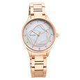 Titan Wander Brown Analog Stainless Steel Strap Watch for Women