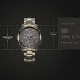Titan Neo Splash Quartz Multifunction Anthracite Dial Stainless Steel Strap Watch for Men - image number 2