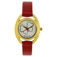 Sonata Quartz Analog Silver Dial Leather Strap Watch for Women - image number 0