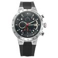 Titan Octane Black Dial Chronograph PU Strap watch for Men