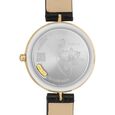 Titan Nebula Lotus 18 KT Gold Quartz Analog Mother Of Pearl Dial Black Leather Strap Watch For Women - image number 6
