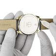22 mm Grey Genuine Leather Strap for Men - image number 6