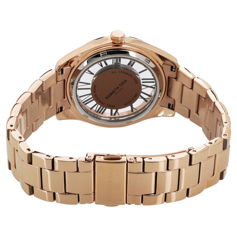 Kenneth Cole Quartz Analog Rose Gold Dial Stainless Steel Strap Watch for Women - image number 3