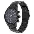 Titan Workwear Multifunction Black Dial Black Metal Strap Watch For Men - image number 2