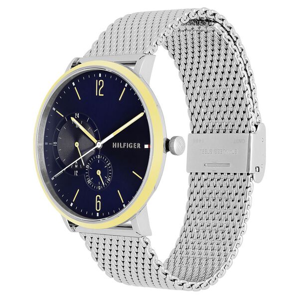 Tommy Hilfiger Quartz Multifunction Blue Dial Stainless Steel Strap Watch for Men - image number 2