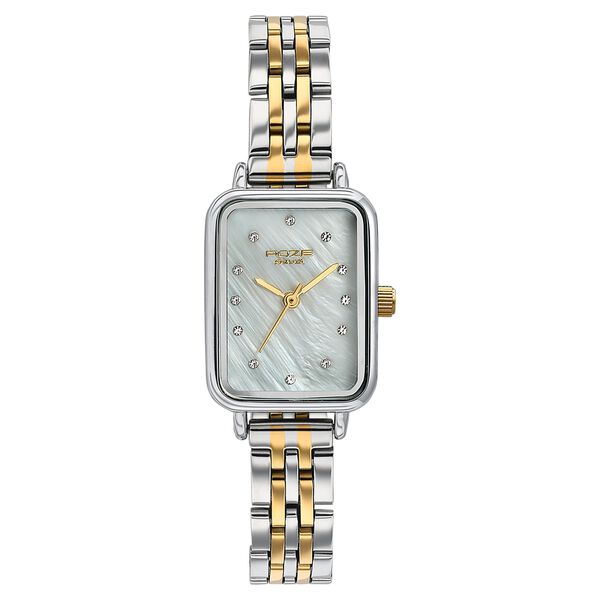 Sonata Poze Quartz Analog Mother of Pearl Dial Two Toned Metal Strap Watch For Women - image number 1
