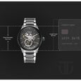 Titan Ceramic Fusion Automatic Black Dial Silver Dual-Toned Stainless Steel Bracelet Watch for Men - image number 7