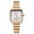 Vyb Seeker By Fastrack Quartz Analog Grey Dial Rose Gold Stainless Steel Strap Watch For Girls - image number 0