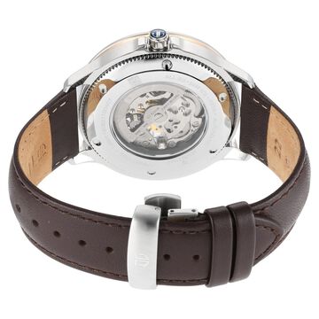 Titan Automatic Anthracite Dial Leather Strap Watch for Men