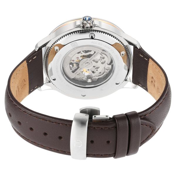 Titan Automatic Anthracite Dial Leather Strap Watch for Men - image number 4
