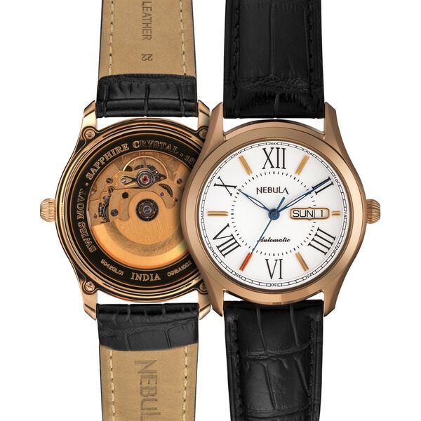 Titan Nebula Swiss Automatic 18 Karat Solid Gold Watch for Men - image number 2