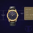 Titan Karishma Blue Dial Analog Leather Strap watch for Men - image number 2