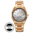 Titan Glamour Quartz Analog with Date Mother Of Pearl Dial Rose Gold Stainless Steel Strap Watch For Women - image number 0