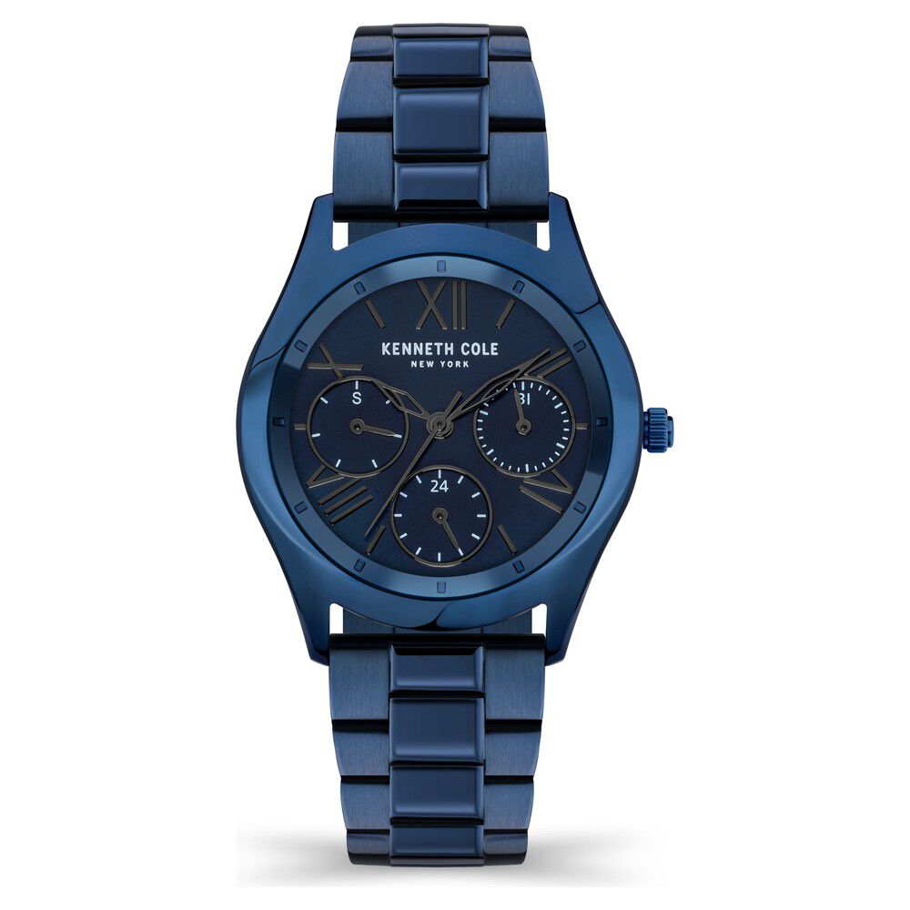 Ladies watches blue discount face stainless steel