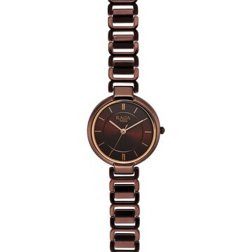 Titan Raga Delight Quartz Analog Brown Dial Brown Metal Strap Watch For Women