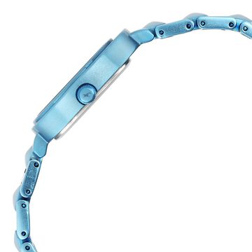 Fastrack Opulence Quartz Analog Blue Dial Metal Strap Watch for Girls