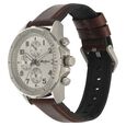 Titan Quartz Multifunction Silver Dial Silicone and Leather Strap watch for Men - image number 2