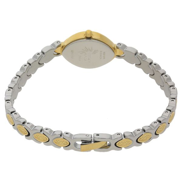 Titan Quartz Analog Silver Dial Metal Strap Watch for Women - image number 3