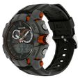 SF Quartz Analog Digital Grey Dial Plastic Strap Watch for Men - image number 1