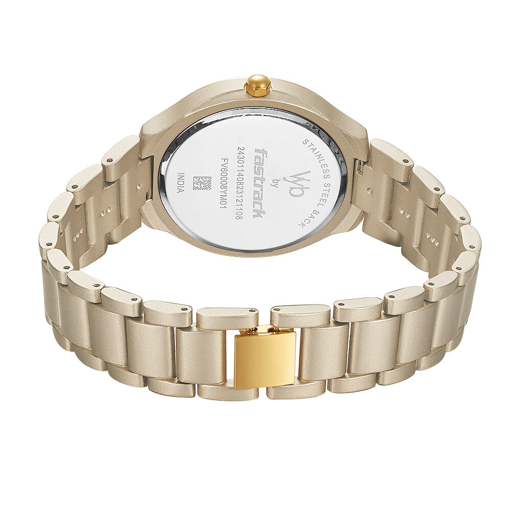 Fastrack deals watch golden