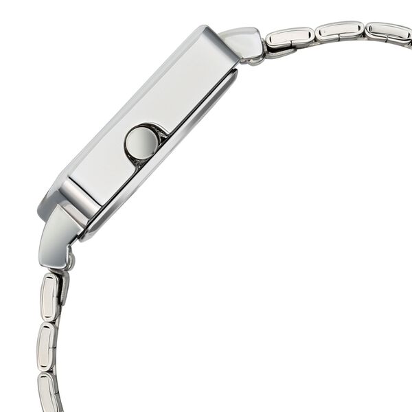 Vyb Runway By Fastrack Quartz Analog Grey Dial Silver Stainless Steel Strap Watch For Girls - image number 5