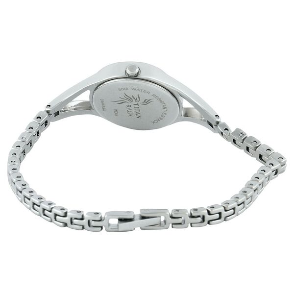 Titan Quartz Analog Silver Dial Metal Strap Watch for Women - image number 2
