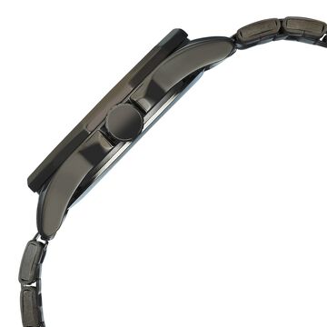 Vyb Challenger By Fastrack Quartz Analog Grey Dial Grey Stainless Steel Strap Watch For Guys