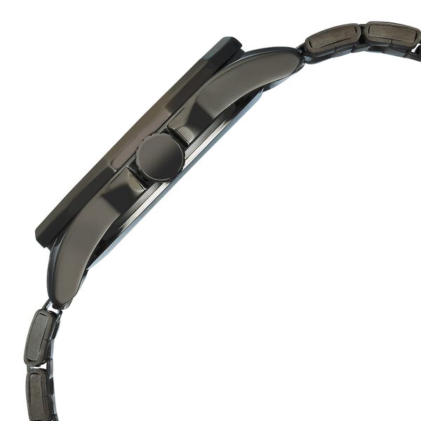 Vyb Challenger By Fastrack Quartz Analog Grey Dial Grey Stainless Steel Strap Watch For Guys - image number 5