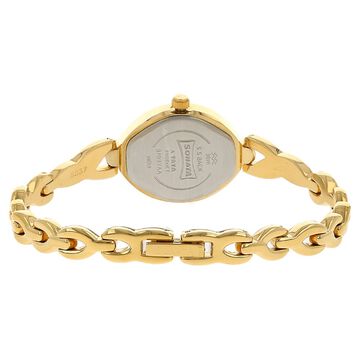 Sonata Quartz Analog White Dial Metal Strap Watch for Women
