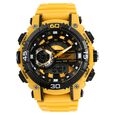 SF Xtreme Gears Quartz Digital Analog Digital Black Dial Yellow Plastic Strap Watch For Men - image number 0