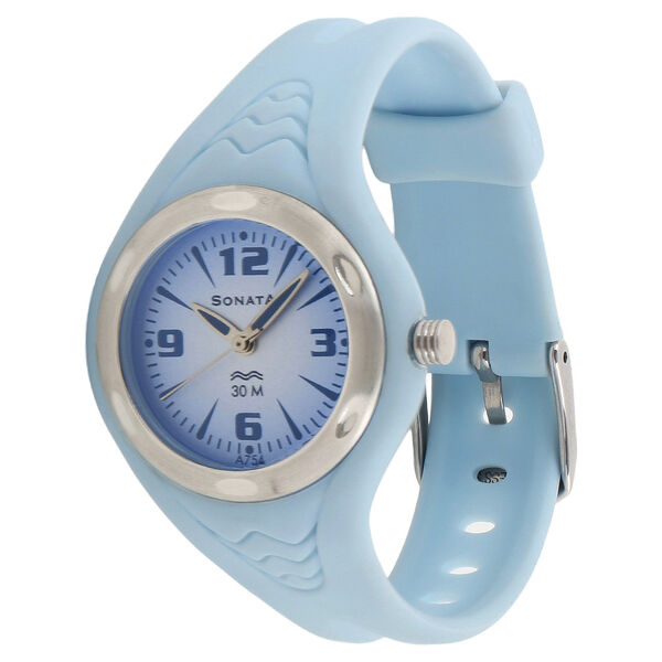 Sonata Quartz Analog Silver Dial Strap Watch for Women - image number 1