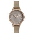 Poze by Sonata Quartz Analog Pink Dial Leather Strap Watch for Women - image number 0