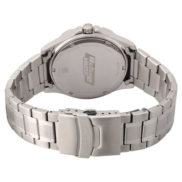 Titan Quartz Analog Silver Dial Stainless Steel Strap Watch for Men - image number 4