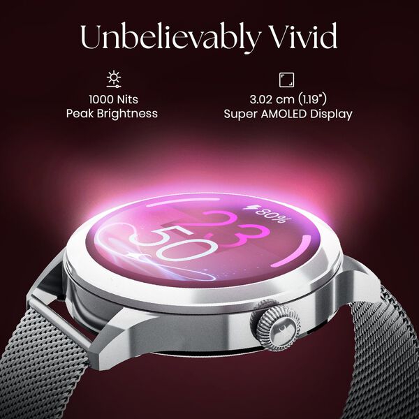Fastrack Noir Pro Womens Smartwatch with 3.0 cm Super AMOLED Display, 390x390 Resolution - image number 2