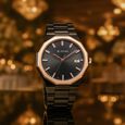 Titan Regalia Dodecagon Quartz Analog with Date Brown Dial Rose Gold Stainless Steel Strap Watch For Men