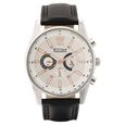 Titan Octane Silver Dial Chrono Leather Strap watch for Men - image number 1