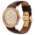 Titan Royale Quartz Multifunction Marble Dial Leather Strap Watch for Men - image number 3