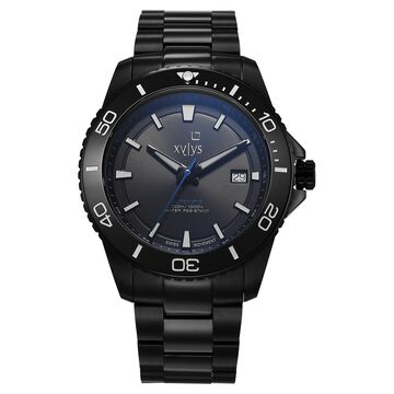 Xylys Automatic Analog with Date Black Dial Black Stainless Steel Strap Watch For Men