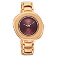 Fastrack Analog Maroon Dial Women's Watch with Rose Gold Metal Bracelet - image number 1