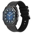 Vyb Rebel By Fastrack Quartz Analog Multicoloured Dial Black Silicone Strap Watch For Guys - image number 4