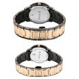 Titan Royal Bandhan Quartz Analog with Day and Date Black Dial Two Toned Strap Watch For Couple - image number 4