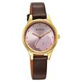 Titan Karishma Quartz Analog Pink Leather Strap for Women - image number 1