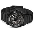 Police Multifunction Black Dial Black Stainless Steel Strap Watch For Men - image number 2