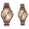 Sonata Soulmates Champagne Dial Couple Watch - image number 0