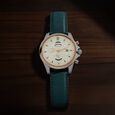 Titan Maritime White Dial Chronograph Leather Strap Watch for Men - image number 0