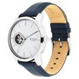 Titan Automatics Silver Dial Blue Leather Strap Watch For Men - image number 2