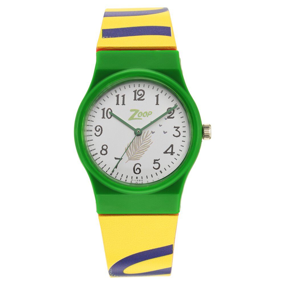 Buy Online Zoop By Titan Quartz Analog White Dial Plastic Strap