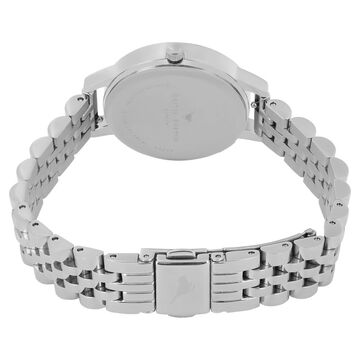 Olivia Burton Quartz Analog Mother of Pearl Dial Stainless Steel Strap Watch for Women